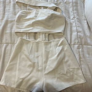 Off the shoulder romper, size small